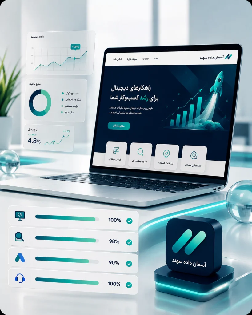 طراحی سایت در تبریز با آسمان داده سهند